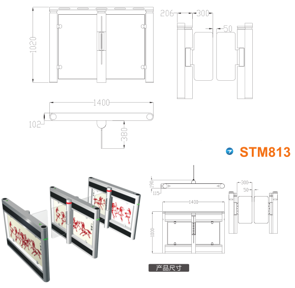 莘县速通门STM813